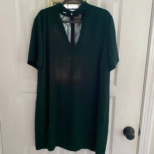 Zara mini dress with cut outs